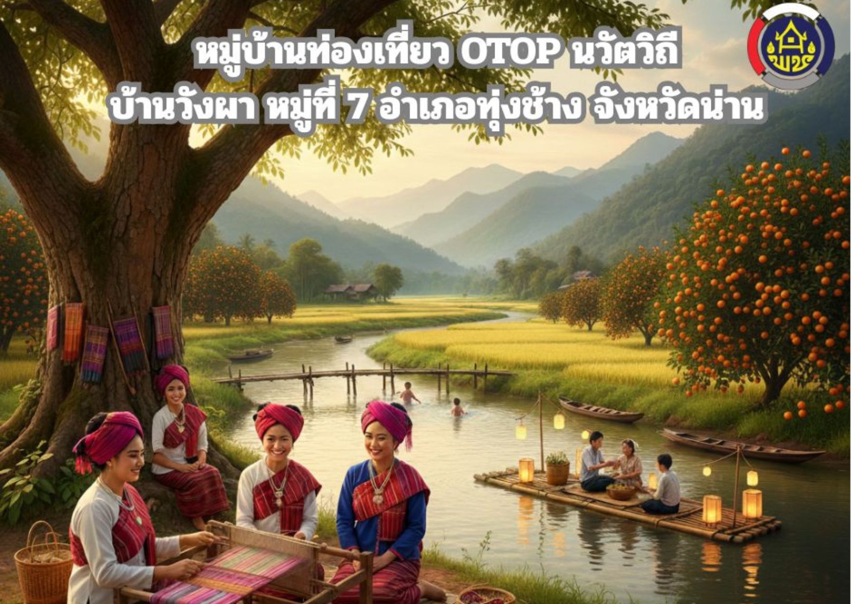 พช.ทุ่งช้าง :เชิญชวนท่องเที่ยว “หมู่บ้านท่องเที่ยว OTOP นวัตวิถี” บ้านวังผา หมู่ที่ 7 ตำบลและ อำเภอทุ่งช้าง จังหวัดน่าน