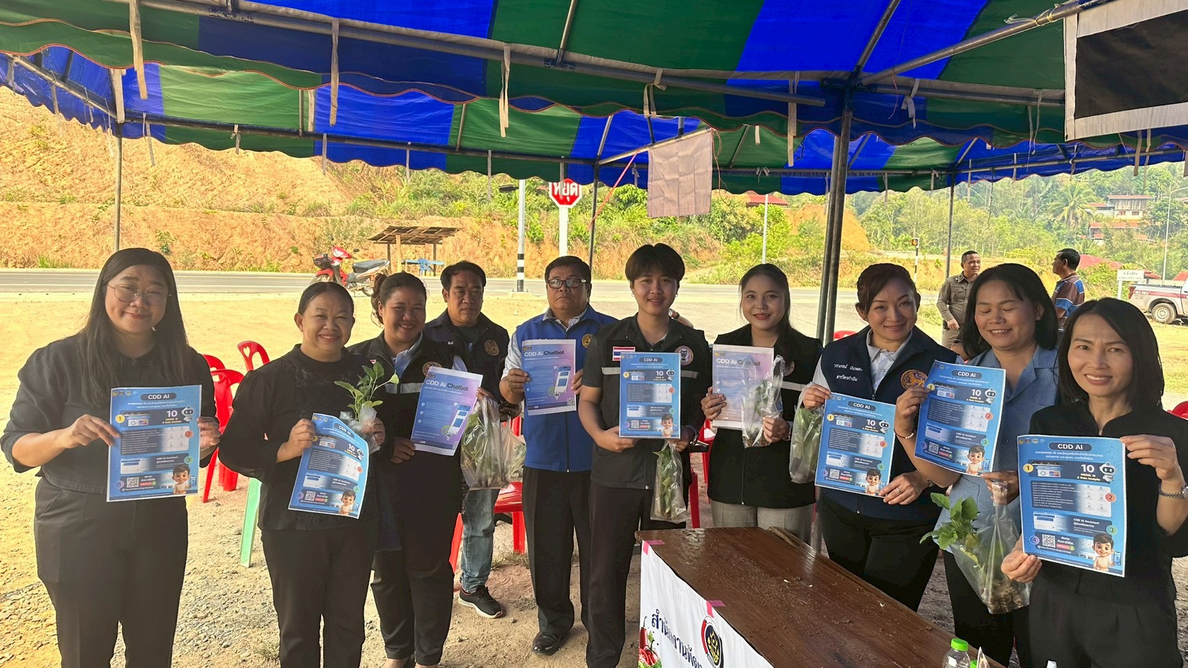 สำนักงานพัฒนาชุมชนอำเภอทุ่งช้างดำเนินการเผยแพร่สื่อประชาสัมพันธ์และช่องทางการใช้งาน ระบบ CDD–AI Assistant